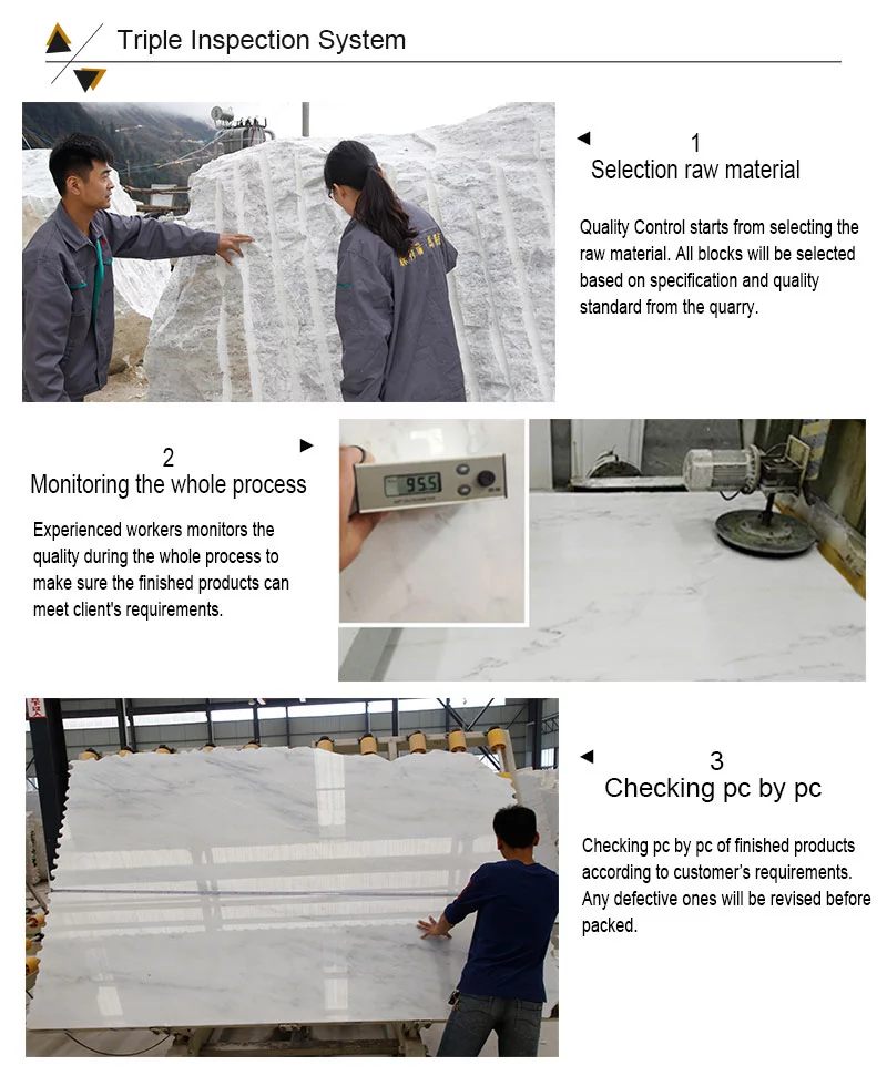 Customize Statuary White 18mm Thickness Marble Slab White