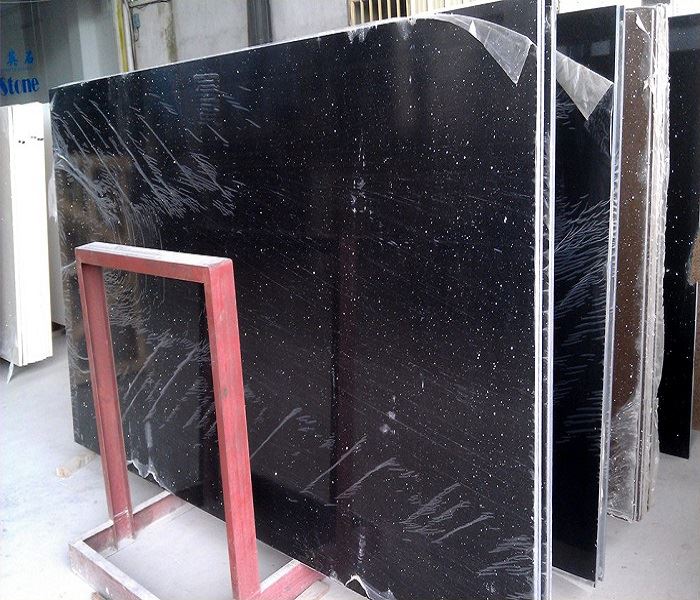 black quartz countertops