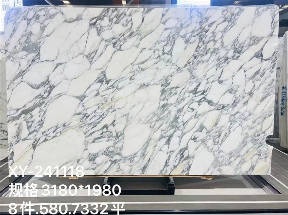 Grade A INatural White Marble Italy Arabescato Tile/Slab For Wall/Floor/Vanity Top/Stairs