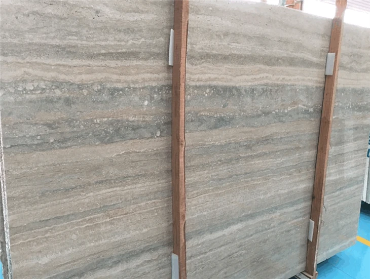 Roman Silver Travertine Tiles For Interior And Exterior Building Decoration factory