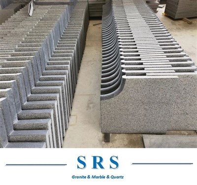 Σκούρο γκρι βασάλτη γρανίτη Πισίνα Pavers Coping