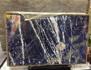 Σοδαλίτης Μπλε Ίασπις Πολύτιμος Πέτρα Μάρμαρο Αζούλ Μπαΐα Ημι Πολυτέλεια Πέτρα