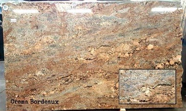 Crema Bordeaux Granite για πλάκα/πλακάκι/πάγκο/νησί/μπάνιο/κουζίνα